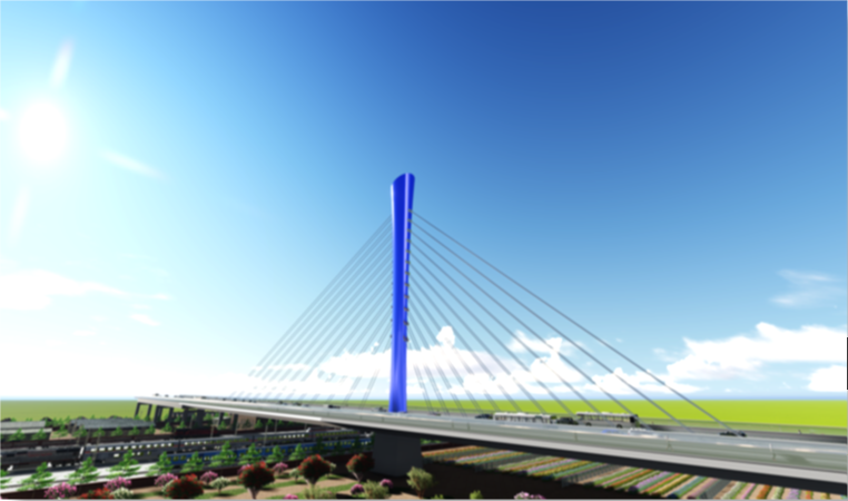 中铁九局二工程.四平市东丰路上跨铁路立交桥